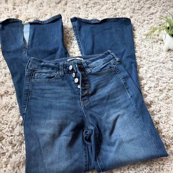 Chic denim SO Denim vintage y2k denim women’s cute fitted Flare Jeans jeans. Per - Picture 3 of 8